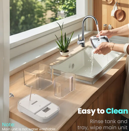 Smart Wi-Fi Cat Water Fountain | 5000mAh Battery, APP Control & Auto Dispenser – Clean & Waste Water Separated