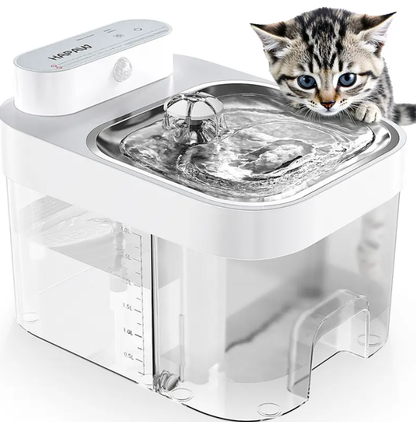 Smart Wi-Fi Cat Water Fountain | 5000mAh Battery, APP Control & Auto Dispenser – Clean & Waste Water Separated
