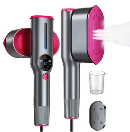 Portable Garment Steamer for Clothes – 7 Mode LED Display, 5s Fast Heat & 90° Swivel Handle